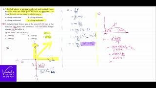 NEET 2023 Motion in a plane Question Finding direction of force and maximum height of bullet