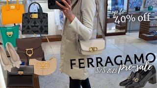 COME TO THE FERRAGAMO PRIVATE SALE WITH ME - Ferragamo sale vlog shopping vlog | Lesley Adina