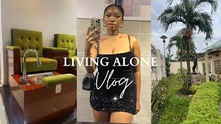 I AM BACK OUTSIDE + SETTLING INTO MY NEW PLACE + GETTING MY YELLOW FEVER CARD//LIVING ALONE VLOG 21