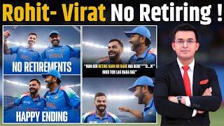 'Going Nowhere': Rohit, Virat Dismisses Retirement Rumor After Champions Trophy Win