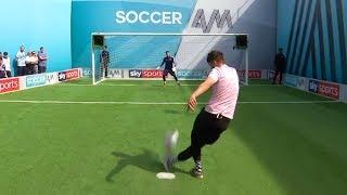 Serge Pizzorno attempts rabona penalty to win £400! | Soccer AM Pro AM