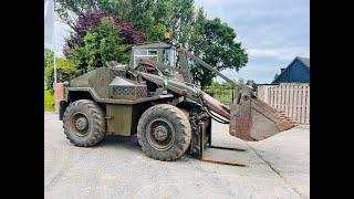 MUIR HILL A5000 4WD LOADING SHOVEL *EX MOD* C/W BUCKET AND TINES