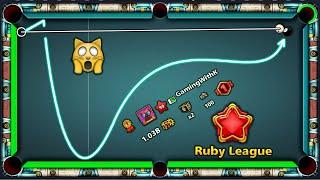 8 Ball Pool - Magic Trick Shot in Berlin + Ruby League Top - GamingWithK