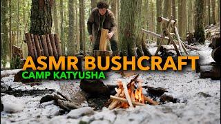 Winter Camping Adventure at Camp Katyusha: Snowy Trek, Fire Cooking & Relaxation