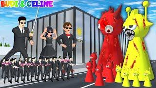 Yuta Mio Bocil Yakuza VS Monster Sprunki  Yakuza Panggil Yakuza Raksasa | Sakura School Simulator