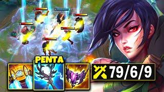 WHEN AP AKALI DROPS 79 KILLS IN 1 HOUR (NEW RECORD) - League of Legends