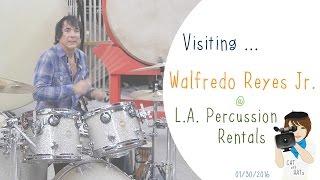 Visiting Walfredo Reyes Jr. at L.A. Percussion Rentals