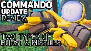 Commando Update Review | New Missile Ability & New Burst Settings | Tower Defense Simulator