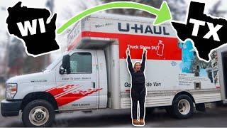 MOVING 1000 MILES AWAY From Home Wisconsin To Austin Texas: Pack & Road Trip With Me