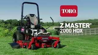 Toro ZMaster 2000 Nullwendekreismäher mit MyRide Sitzplattformfederung