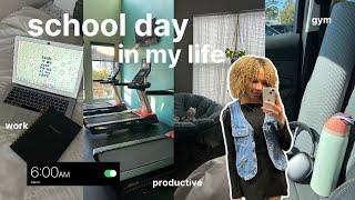 a realistic day in my life as a college student | gram, class, gym