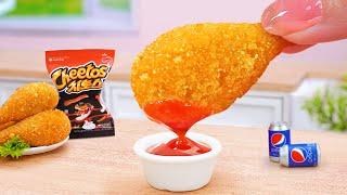 Best Of Fast Food  Miniature Cooking CHEETOS Fried Chicken Cream Cheese  Tina Mini Cooking