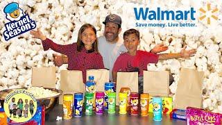 FAMILY MOVIE NIGHT KERNEL SEASON'S POPCORN BAR | WHAT DID WE BUY AT WALMART? | PHILLIPS FamBam Vlogs