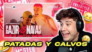 GAZIR vs NAVAS ¡EL NIÑO LOCO VS EL LOCO A SECAS! 100% DIVERSIÓN  REACCIÓN KAPO FMS ESPAÑA J02