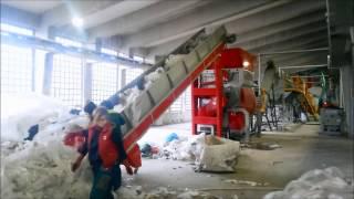 1000 kg/h LLDPE WASHING + GRANULATING LINE