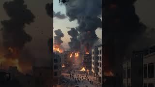 Iran Strikes Back: Israeli City in Flames | Shaheen Force TV #youtubeshorts #airforce
