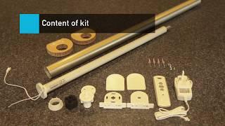 Somfy DIY Automated blind kit instruction Video