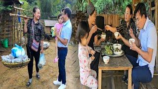 Building happiness: Mother-in-law makes chopsticks, prepares stuffed bitter melon to sell