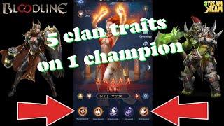 How To Get 5 Clan Exclusive Traits On A Champion | Bloodline Heroes Of Lithas