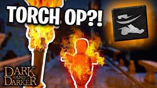 Using A DEFAULT TORCH to WIPE LOBBIES in Dark and Darker | AndySlaps