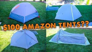 4 BUDGET Backpacking Tents from Amazon