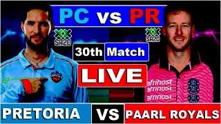 Live Match Pretoria Capitals vs Paarl Royals