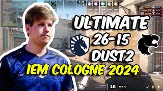 CS2 POV Liquid ultimate (26/15) vs FURIA (Dust2) IEM Cologne 2024