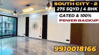 BEAUTIFUL 275 SQYD BUILDER FLOOR GURGAON | SOUTH CITY -2 | GATED & POWER BACKUP | REASONABLE PRICE