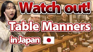 AVOID these TABLE MANNERS in JAPAN!  [#30]