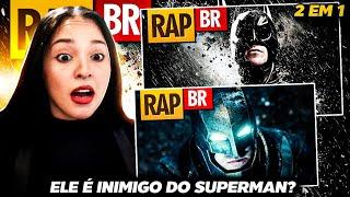 (2 em 1) CONHECENDO a História do Batman | Rap do Batman I e II Player Tauz | RAP REACT