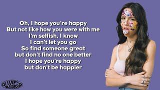 Olivia Rodrigo - happier (Lyrics)