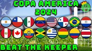 Copa America 2024 Beat the Keeper Marble Race Tournament / Marble Race King