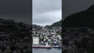 The Port City Of Bergen Norway Foot Bridge  #youtubeshorts #norway #aidacruises #travel #cruise