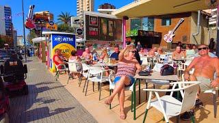 BENIDORM  GERONA STREET British Pubs & Bars November 2024 Costa Blanca Spain 4K