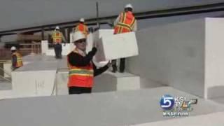 KSL TV - Salt Lake City.  ACH Foam Technologies' EPS Geofoam for TRAX