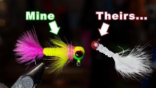 I tied a Marabou Crappie Jig - But Better! - McFly Angler Fly Tying Tutorials