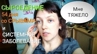 СЫРОЕДЕНИЕ 2-й месяц. КРИЗЫ, СРЫВ и СИСТЕМНОЕ ЗАБОЛЕВАНИЕ. Назад дороги нет. Морально очень тяжело.