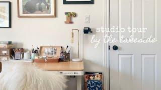 by the lakeside :: studio tour :: sewing, art and craft room