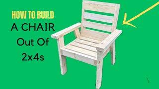 DIY 2x4 Patio Chair Build! (Under $30!)