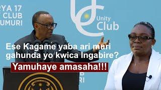 Ese Kagame yaba ari muri gahunda yo kwica Ingabire? Yamuhaye amasaha!!!