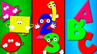 Shapes Song | Numbers Song | ABC song | Nursery Rhymes