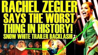 RACHEL ZEGLER OUTRAGE AFTER SNOW WHITE TRAILER BACKLASH GOES VIRAL & SAYS THE WORST THING EVER!