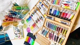 Art Studio Tour! Organising Art Supplies & Storage Solutions