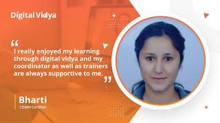 Digital Marketing Course Review by Bharti | Digital Vidya