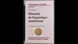 Eléments de linguistique sumérienne -  #language #history #books #cuneiform #ancient #sumerian