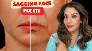 Fix Sagging Skin With Skincare Tips For Jowls #jowls #antiaging