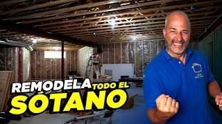 Hice TODO este sótano de $80K con solo $18K | Déjame enseñarte cómo puedes hacerlo !!!