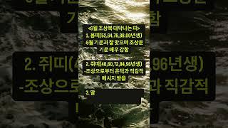 6월에 반드시 조상복 받는 띠. 복주머니 비방 반드시 하세요. #재물운 #띠별운세