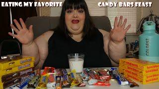 Eating My Favorite Candy Bars Mukbang