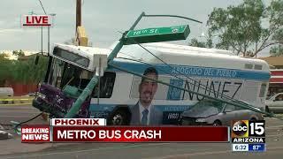 Valley Metro bus involved in Phoenix crash